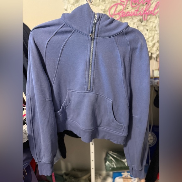 lululemon Oversized Scuba 1/2 Zip *small discoloration on shoulder - Picture 1 of 4